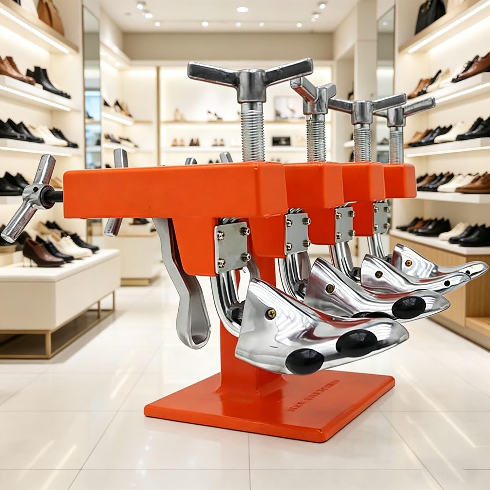 Ensanchador de Zapatos Manual portátil, ensanchador de Zapatos bidireccional, Longitud/Anchura Ajustables, Mejora la Comodidad y Mantiene la Forma para talleres de reparación de Calzado 4Heads