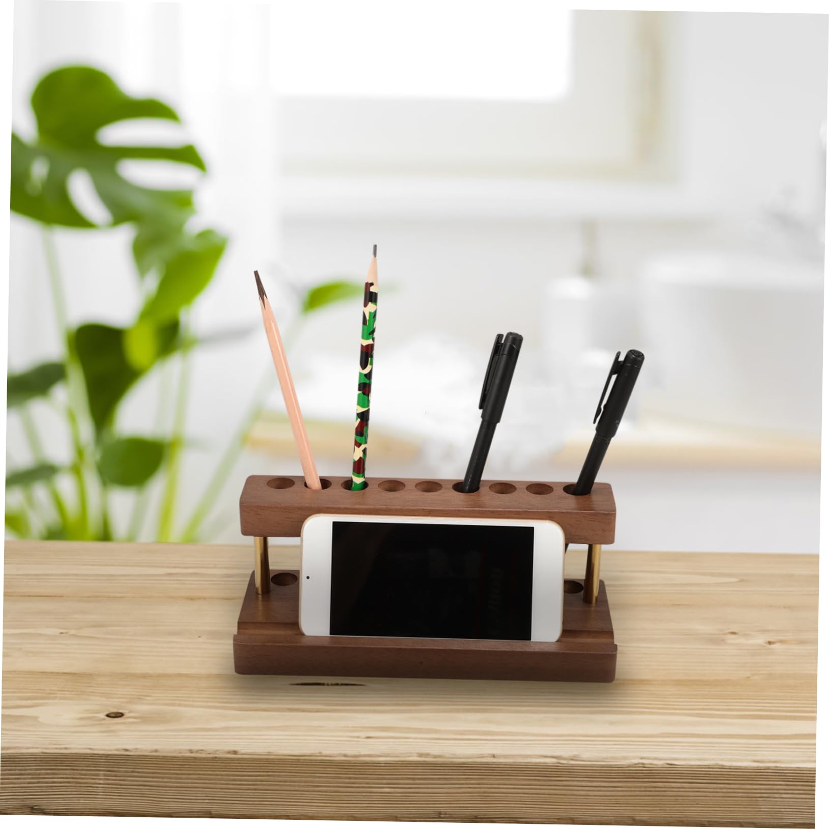 2stücke Praktischer Stift-Organizer Mit Pinselhalter Für Kreative Kunst Und Malutensilien Eleganter Tischständer Für Bleistifte Pinsel Und Farben Für Büro Und Atelier