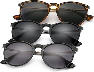 Premium Vintage Round Sunglasses for Women Men Classic Retro Trendy Style