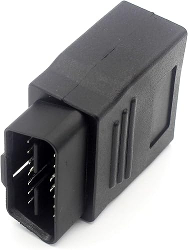 Miniatura 6 de Lleno 16 Pin OBDII macho a hembra adaptador OBD2 ahorro herramienta para taller de reparación de automóviles o institución de prueba