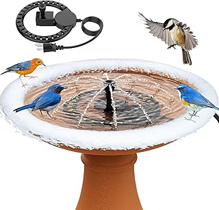 Solar Heated Bird Bath For Winter Picks collage image 4