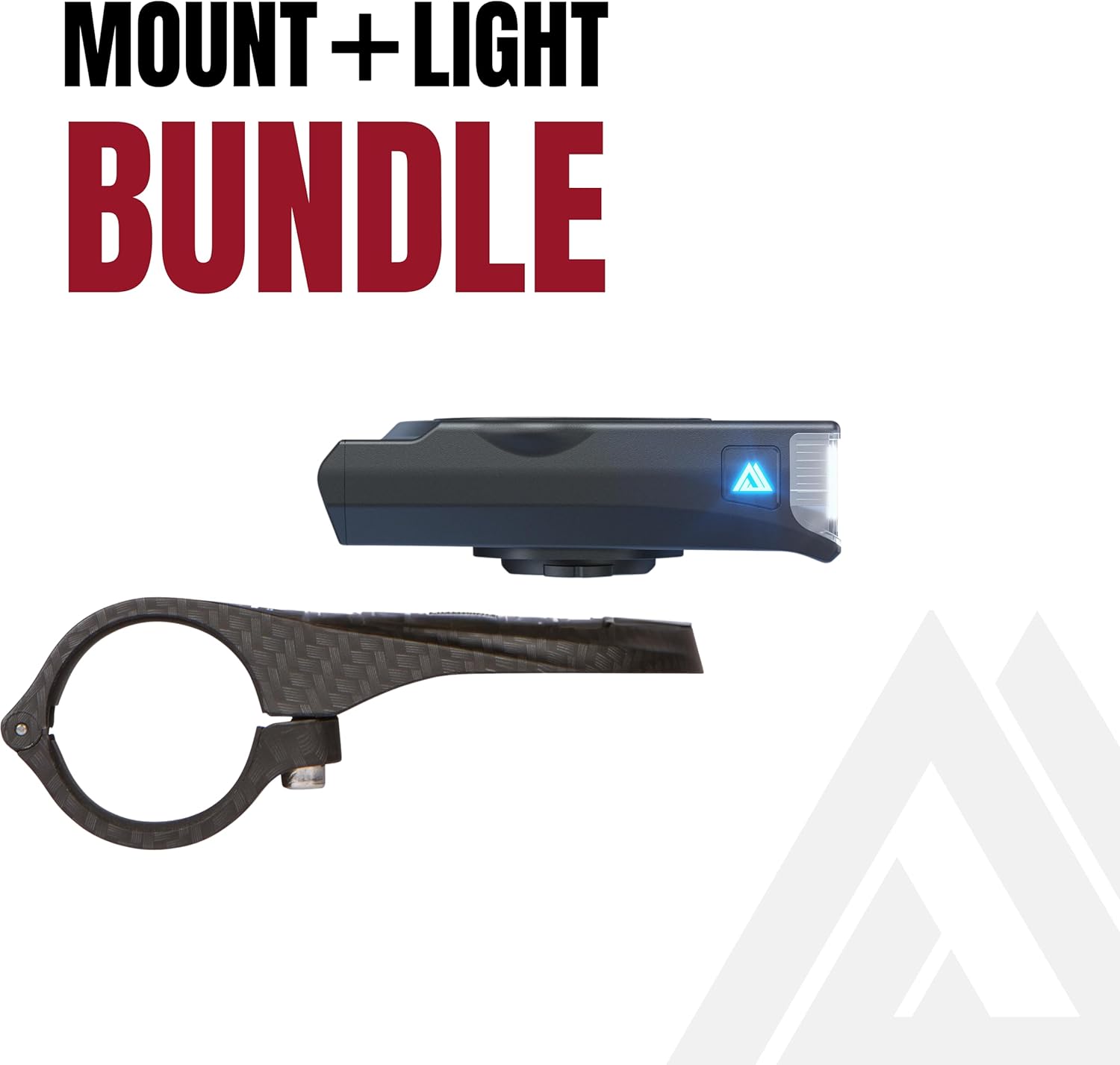 350 Lumens Quick Release Light + Carbon Wahoo Outfront Mount