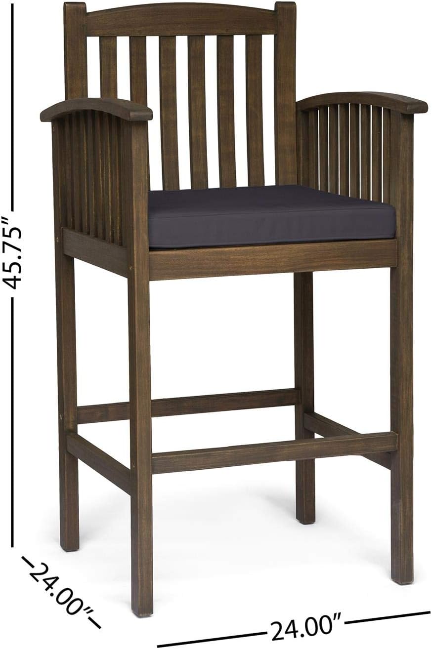 Diggly 無垢材のバーチェア、北欧モダン、高さ調節可能、キッチン