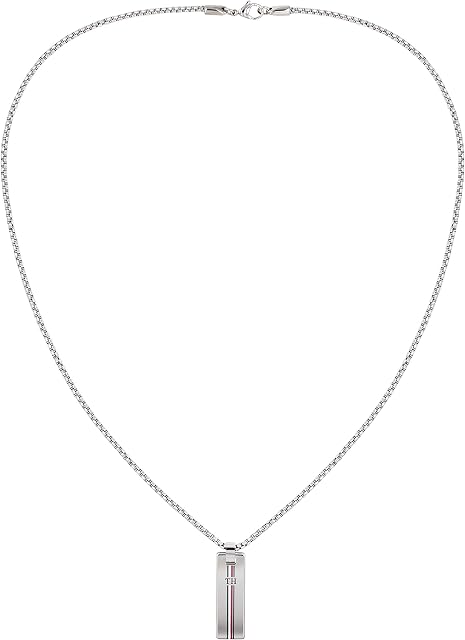 Tommy Hilfiger Jewelry Men's Stainless Steel Pendant Necklace - 2790169