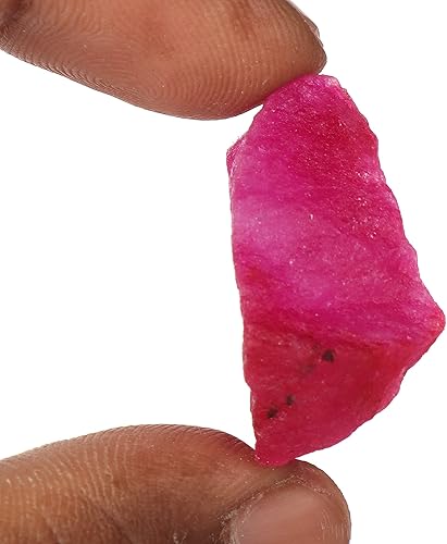 Miniatura 2 de Cristal natural de rubí en bruto de 56 quilates, cristal minado Erath para decoración, envoltura de alambre, cristal de reiki curativo GA-25