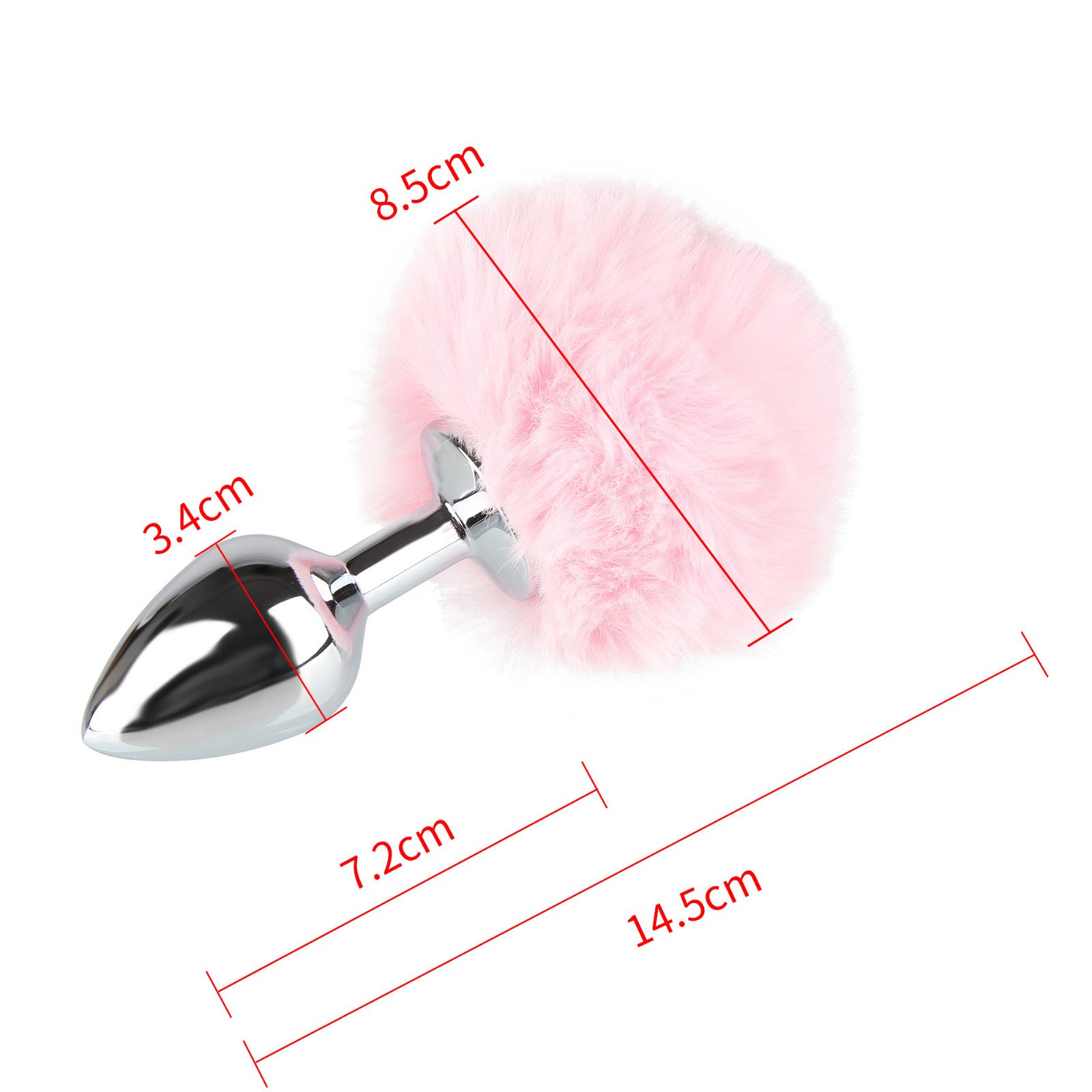 Amazon.com: Beauty7 Rabbit Bunny Tail Anal Plug Starter Trainer Kit Set  Stainless Steel Hypoallergenic Anus Butt Women Men Fetish Sex Toys : Health  & Household