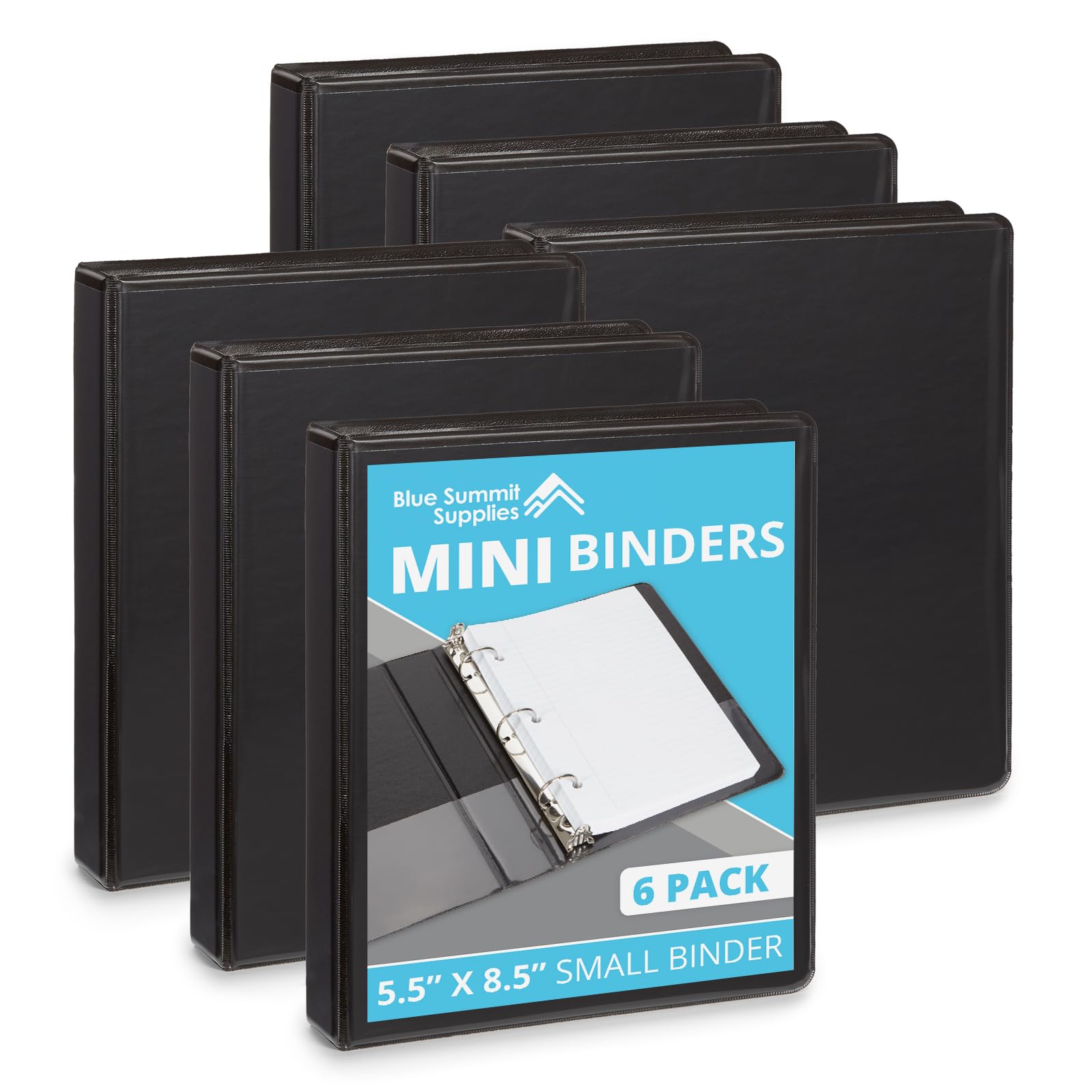 Blue Summit Supplies Small 3 Ring Binder