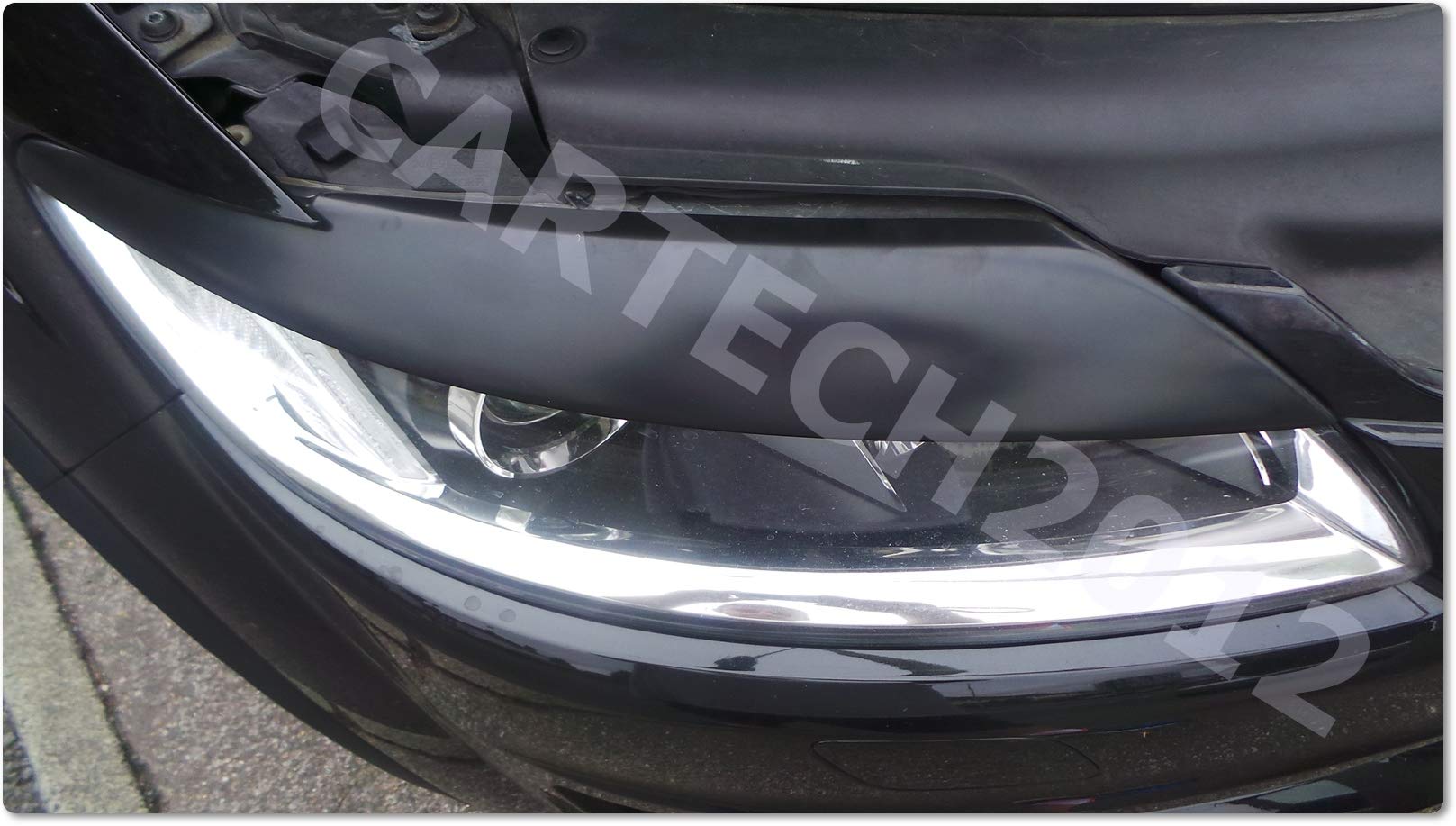 Q7 2006-2015 Scheinwerfer Augenbrauen Augenlidabdeckungen ABS Kunststoff Tuning