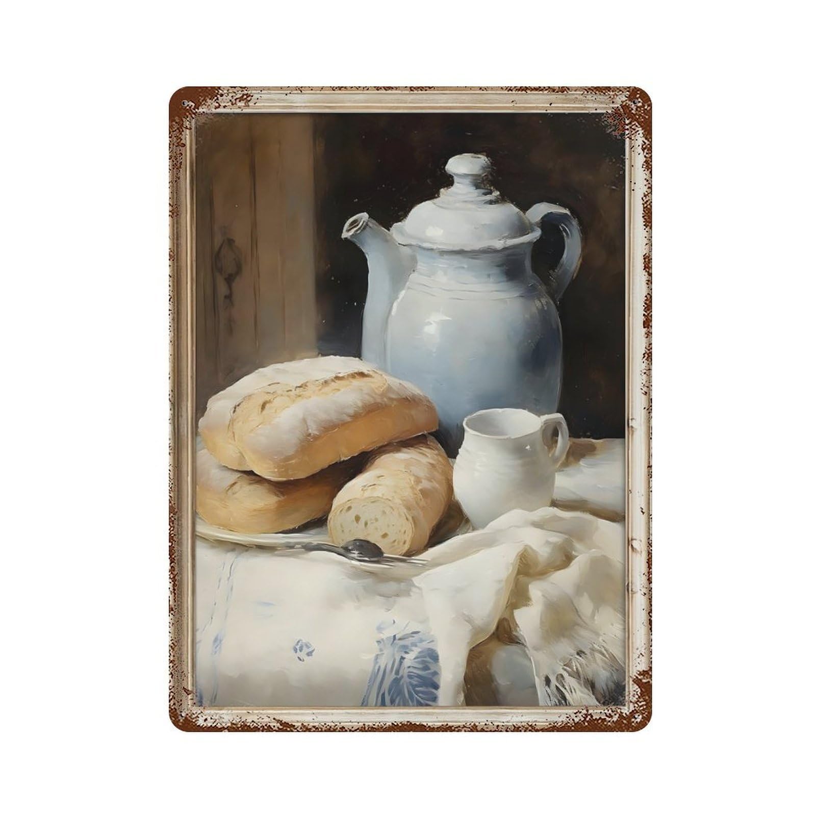 xiaoxiaoshen Vintage Kitchen Wall Decor Art Metal Tin Poster Modern Home Decor Art Home Bar Shop Decorations Vintage Sign 40x30cm