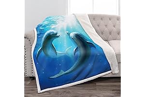 Jekeno Dolphin Blanket: The Ocean's Embrace for Cozy Comfort