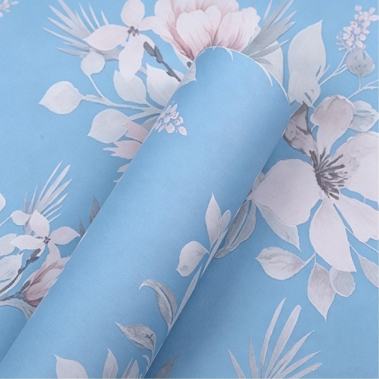 Zynqra F ﻿Peel And Stick Wallpaper Loral Contact Paper,Sel Adhesive Decorative,Modern Contactpaper Or Cabinets Drawers Bedroom Thicken Vinyl(,L100cm/39.4In*W120cm/47.2In)
