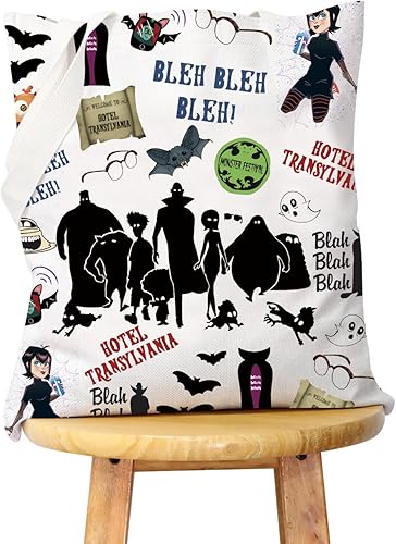 WCGXKO Regalo de espectáculo de cine para fanáticos de la película de hotel, regalo inspirado en la película, bolsa de lona reutilizable bolsa de