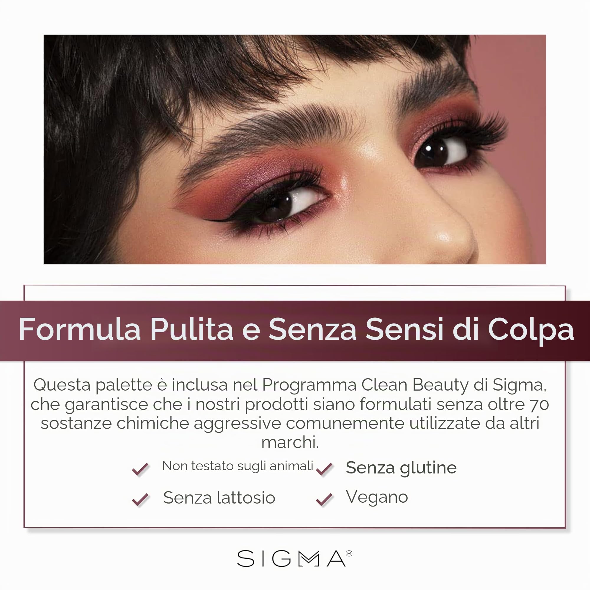 Sigma Beauty Palette di ombretti Cor-De-Rosa, EP021