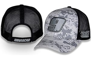 Chase Elliott #9 NASCAR 2024 Digital Camo Structured Front Black Mesh Hat
