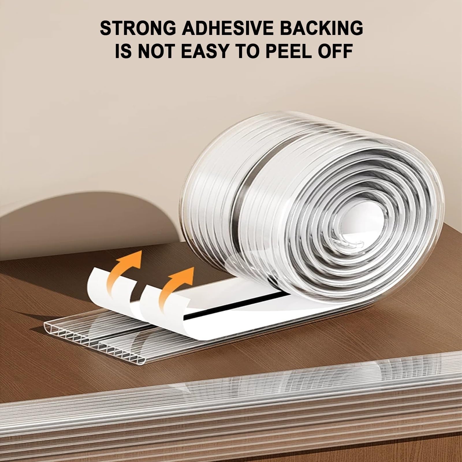 Protection d'angle – Protection de meubles autocollante transparente pour tables, comptoirs, armoires et plus – Protection invisible pour la sécurité de la maison