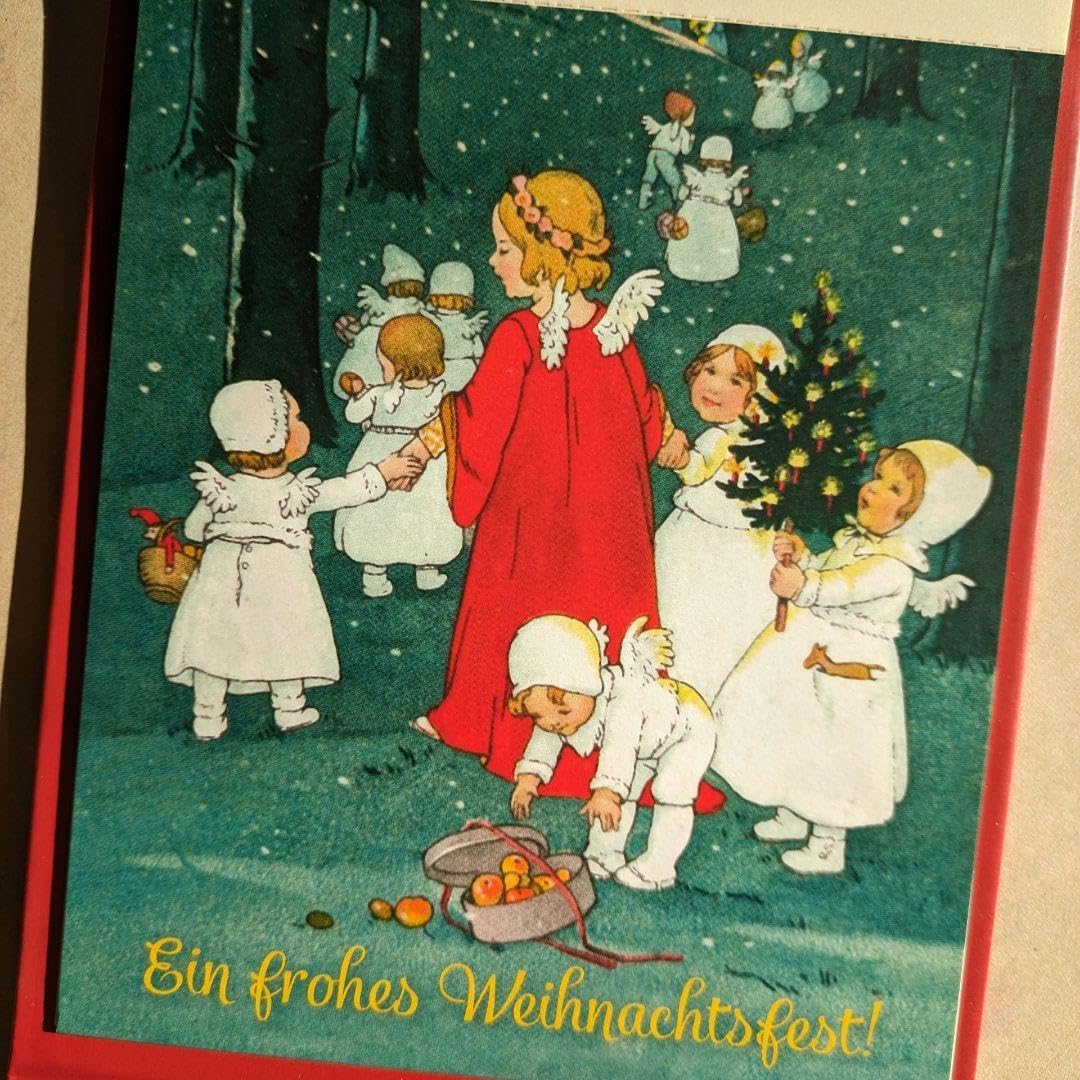 ドイツ製 アドベントカレンダー 回転式自立型 26枚のポストカードにも