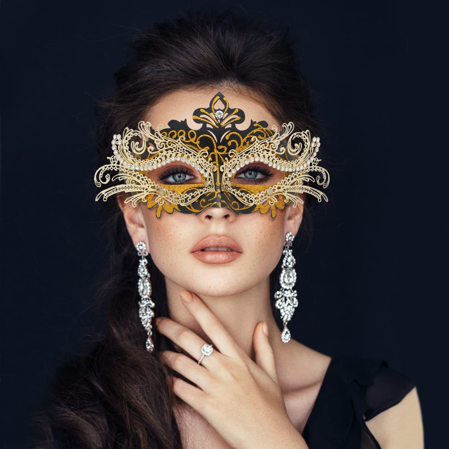 Coddsmz Masquerade Mask Venetian Masks Mardi Gras Prom Costume Mask Wedding Halloween Christmas Party - Image 2