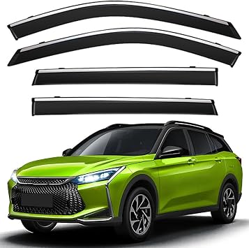 Latest Window Visors rain Guards for Dongfeng Shine GS 2019-2020-2021-2022-2023-2024-2025,Tape-On Window Deflectors,Shields Vent Deflector Shade Wind,Extra Durable Vent Shade