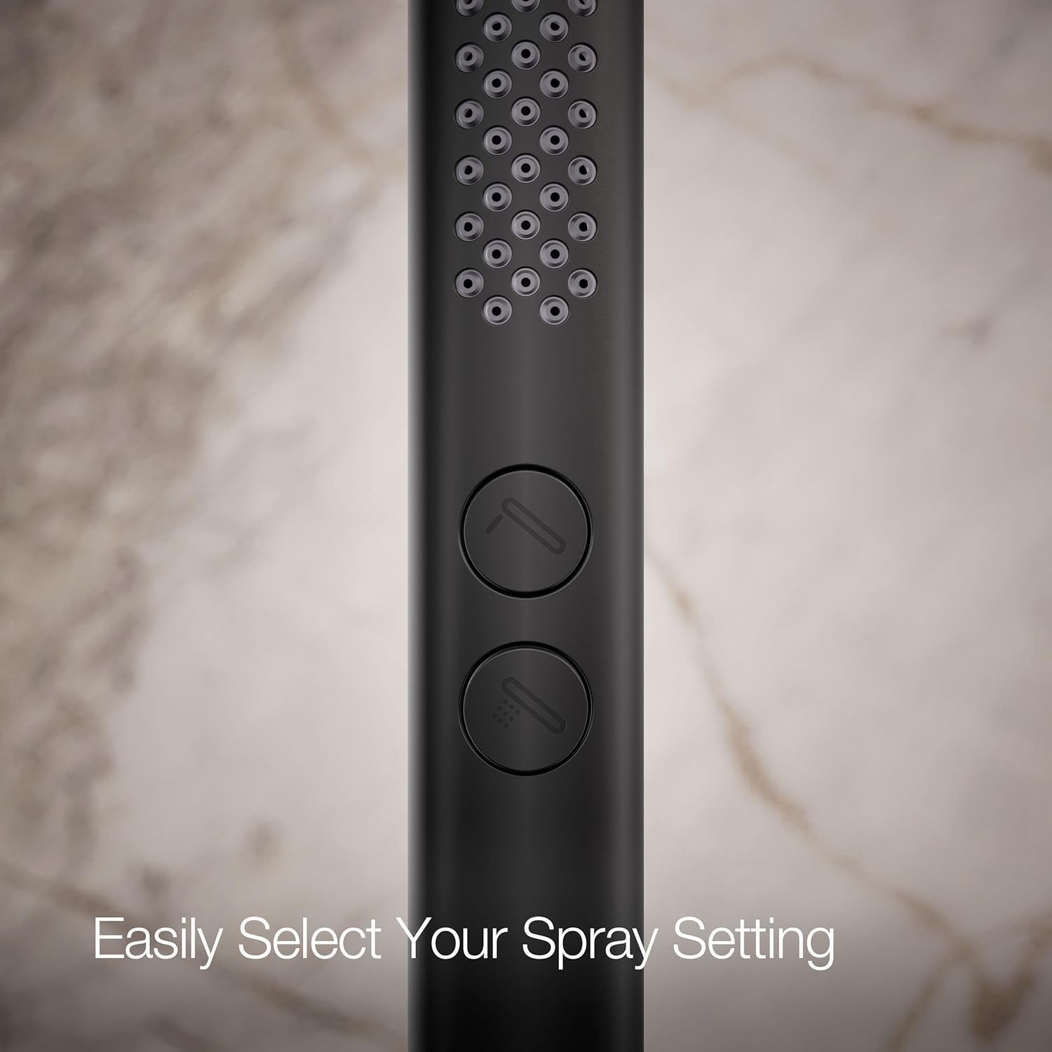 Kohler 21335-BL Shift®+ Round two-function handshower, 2.5 gpm, Matte Black