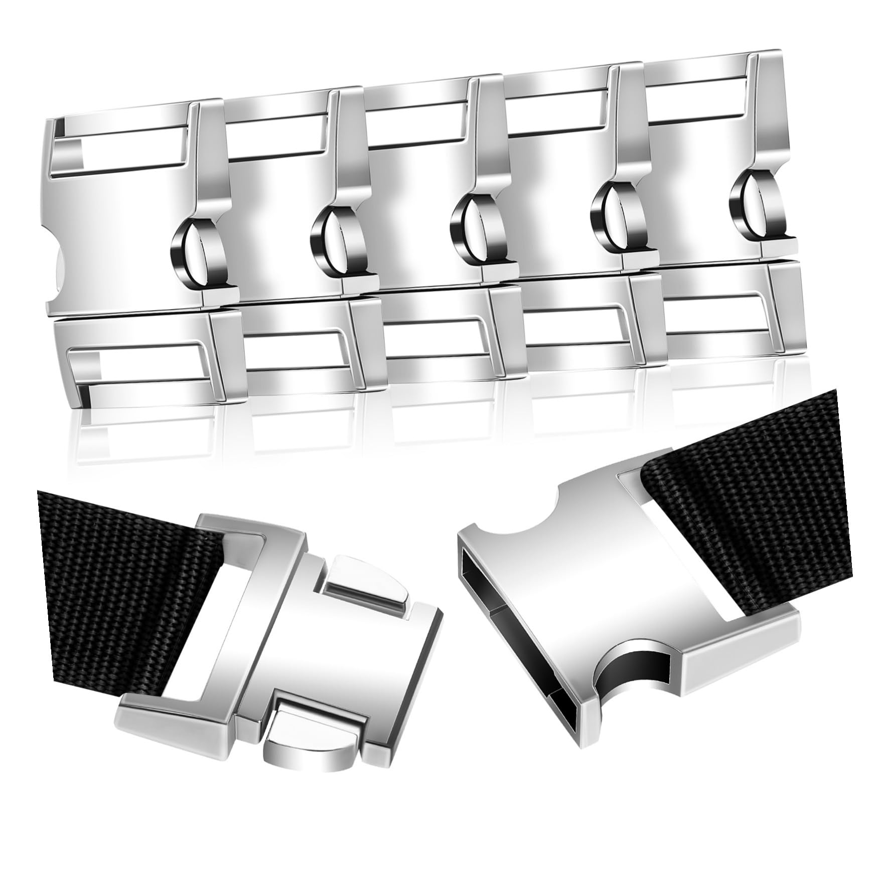 Accessoires pour colliers de chien et sangles de paquet de voyage 20 mm