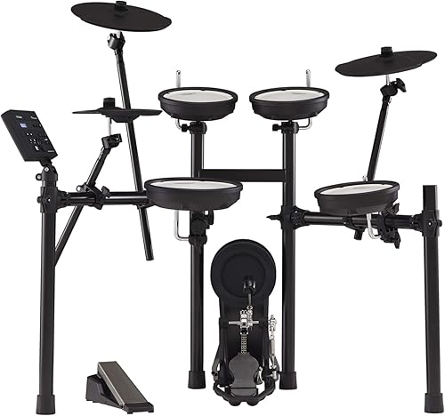 Roland TD-07KV Kit de batería electrónica V-Drums - Legendario kit de doble capa de malla con expresión y jugabilidad superiores - Audio Bluetooth y