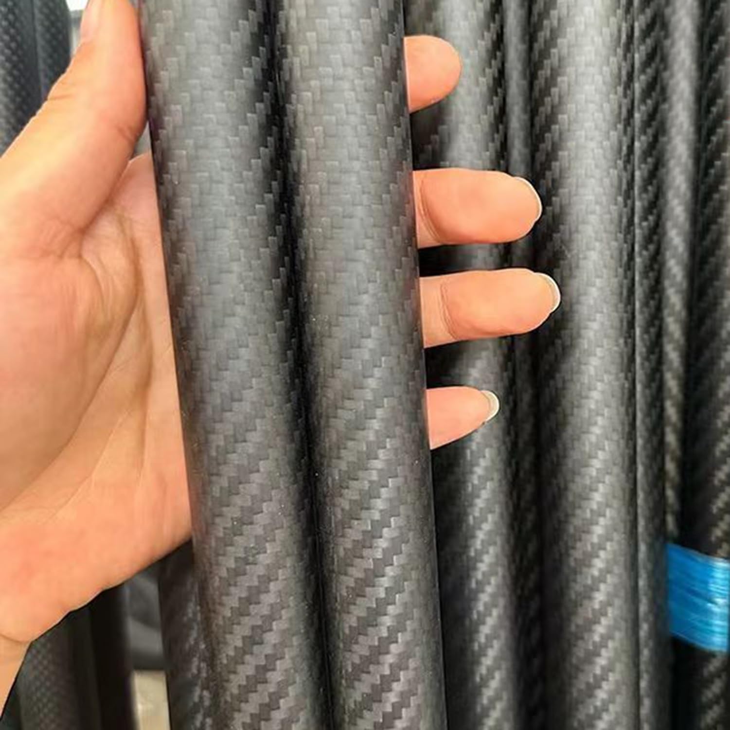 Tubo de fibra de carbono, tubo rígido ligero para modelos aeroespaciales y drones, 1000 mm de largo, varios diámetros disponibles, construcción duradera para un mejor rendimiento