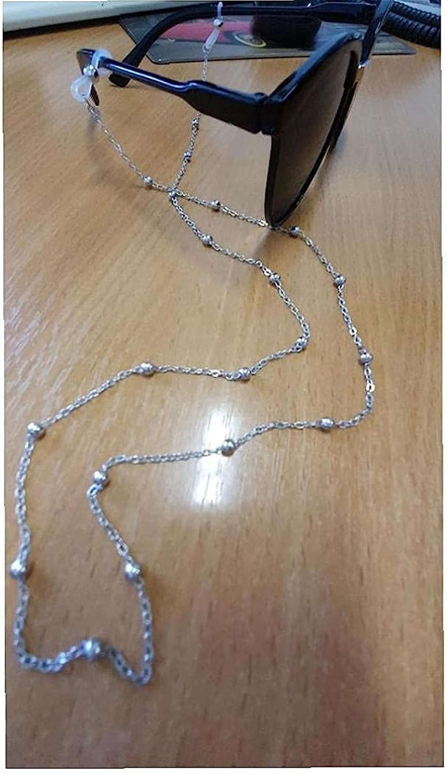 REVAHI Cadenas de anteojos de Metal para Mujer, Gafas de Sol, Cadena de anteojos, Soporte de cordón, Correa para el Cuello, Cuerda