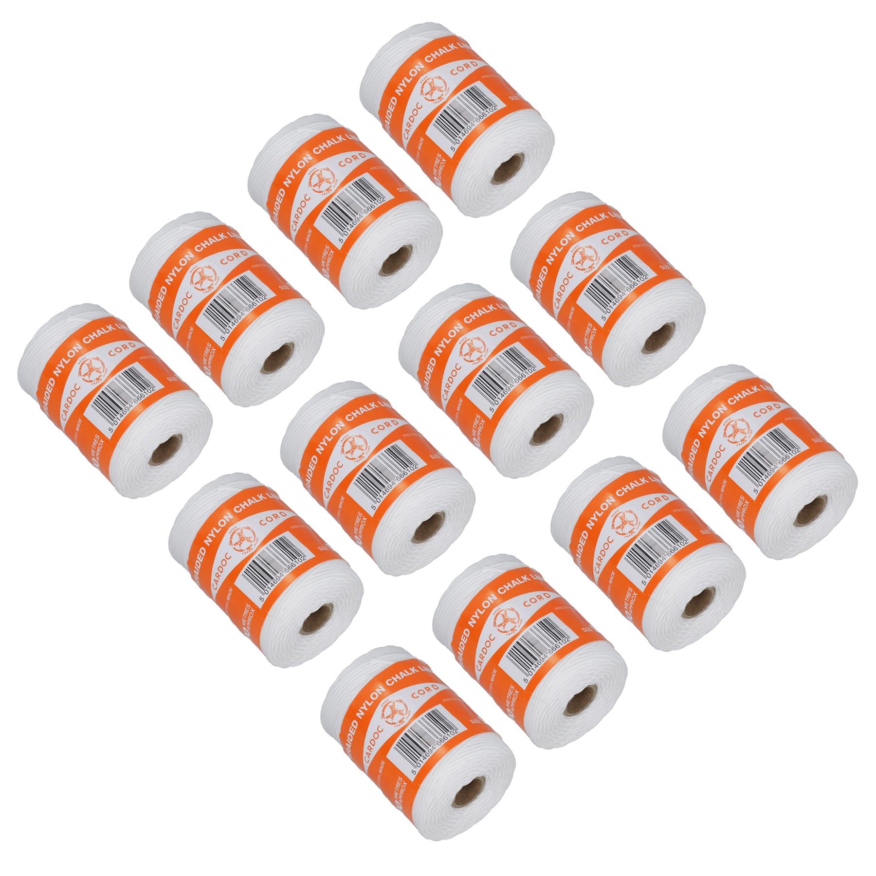 AB Tools Cardoc B Fil de craie en nylon tressé pour briques 1200 m