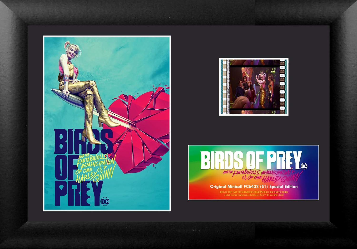 DC Comics Birds of Prey Harley Quinn Heartbreak 7 x 5 MiniCell FilmCells
