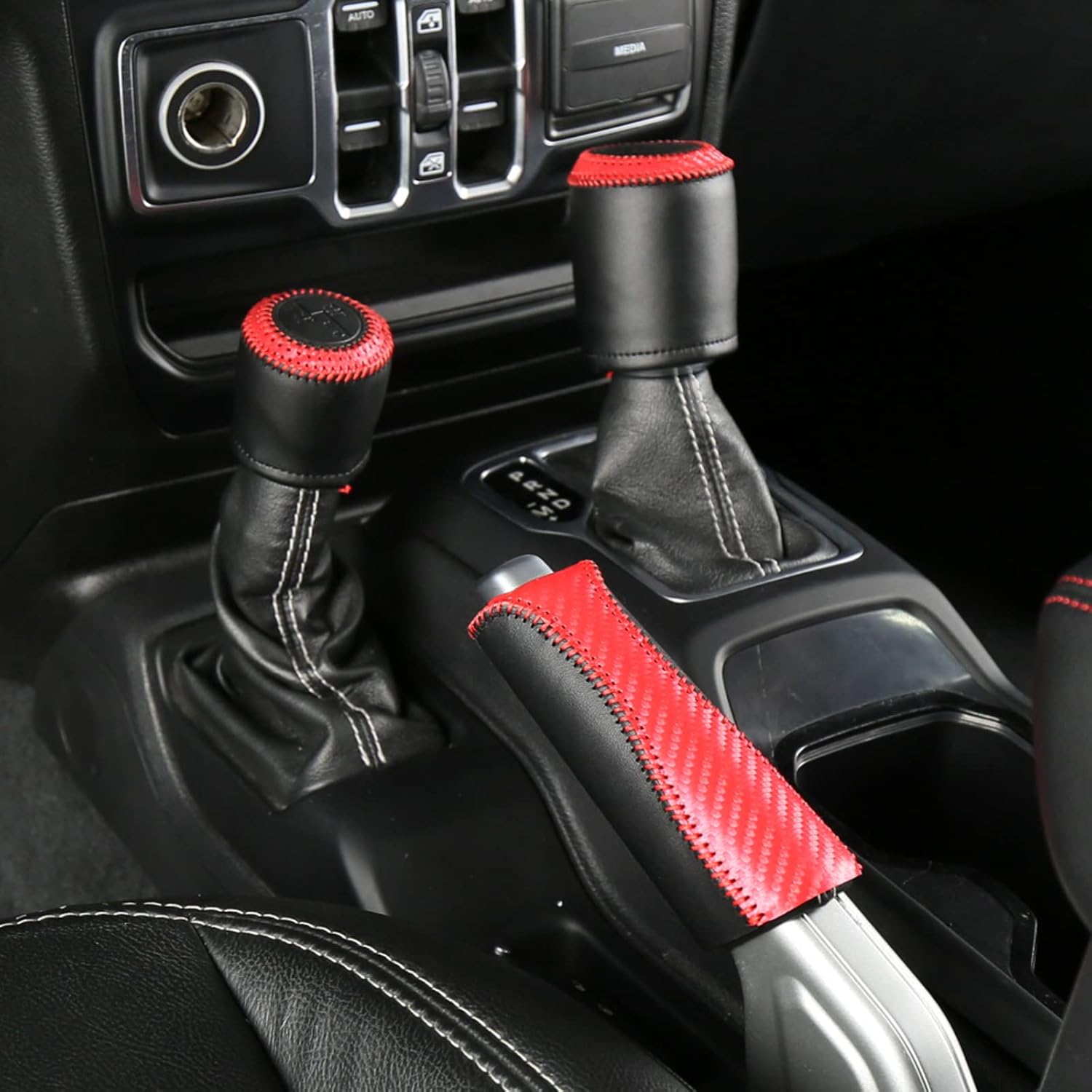 CZCGYDY Gear Shift Knob Cover Handbrake Cover Drive Mode