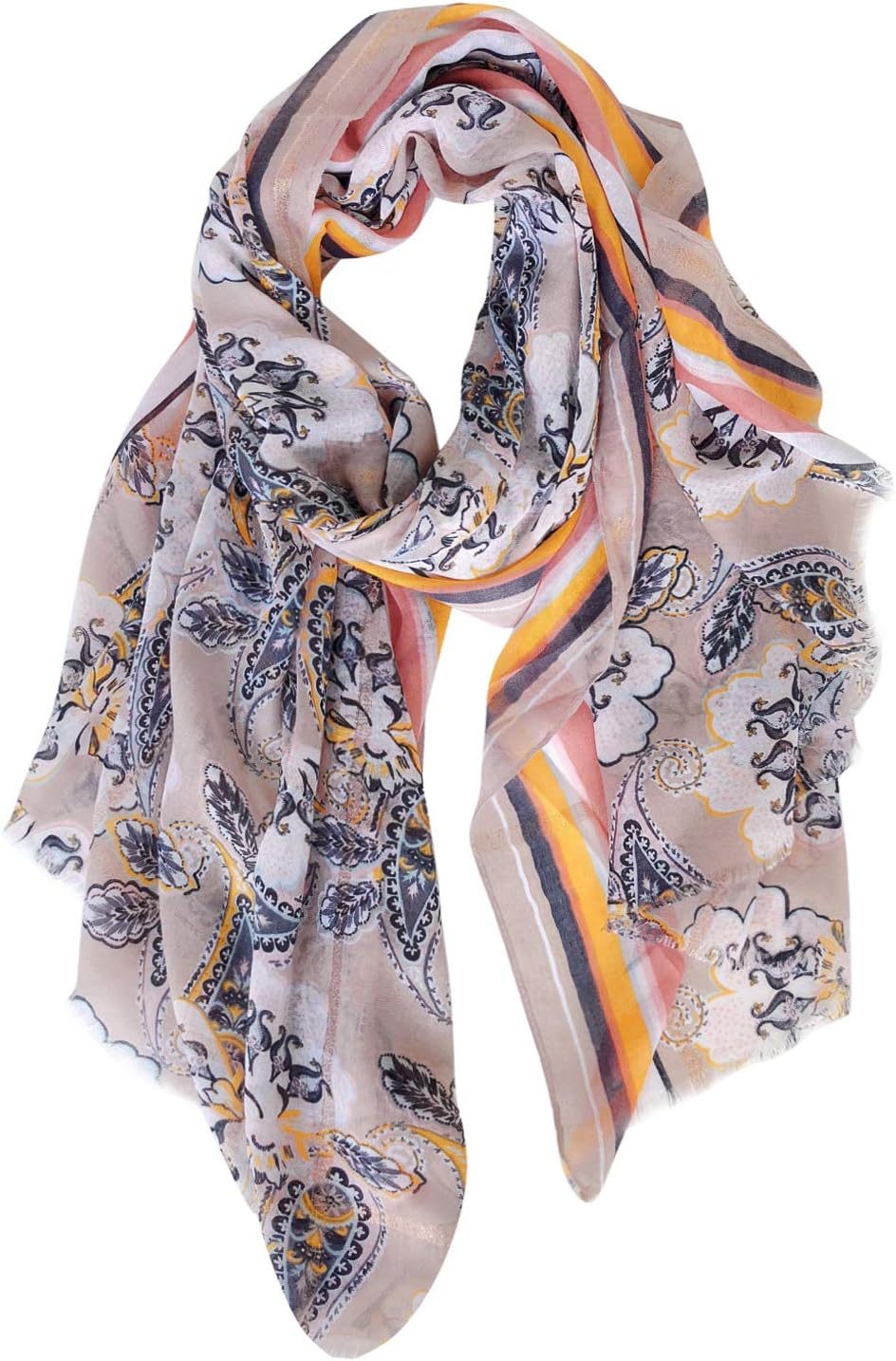 GERINLY Fashion Paisley Scarves Womens Evening Shawl Party Wrap