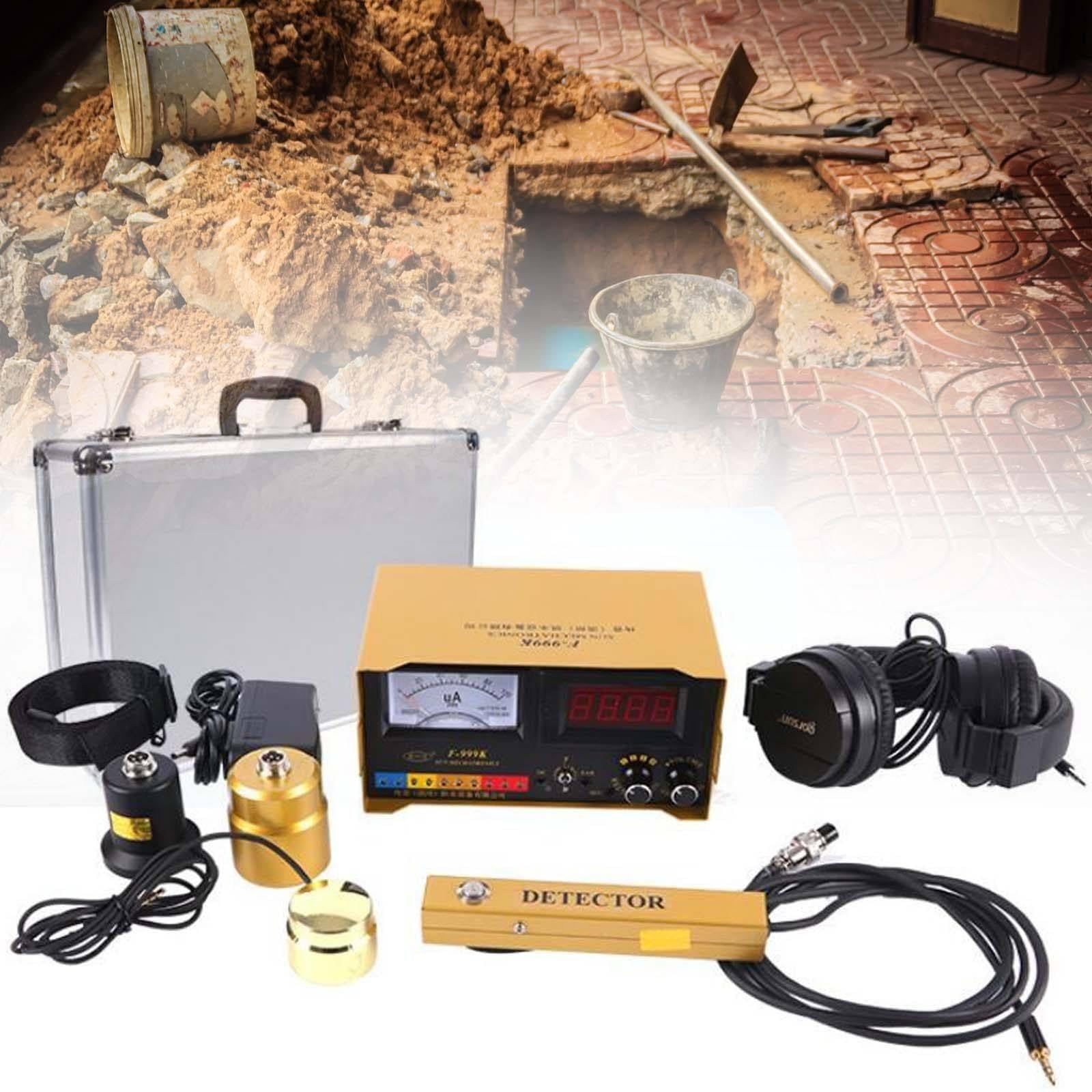 Detector Profesional de Fugas de Agua subterránea - Sensor de geófono de Fugas de Agua, Sensor de Fugas de Agua preciso y confiable para tuberías - Profundidad de detección de 3 Metros