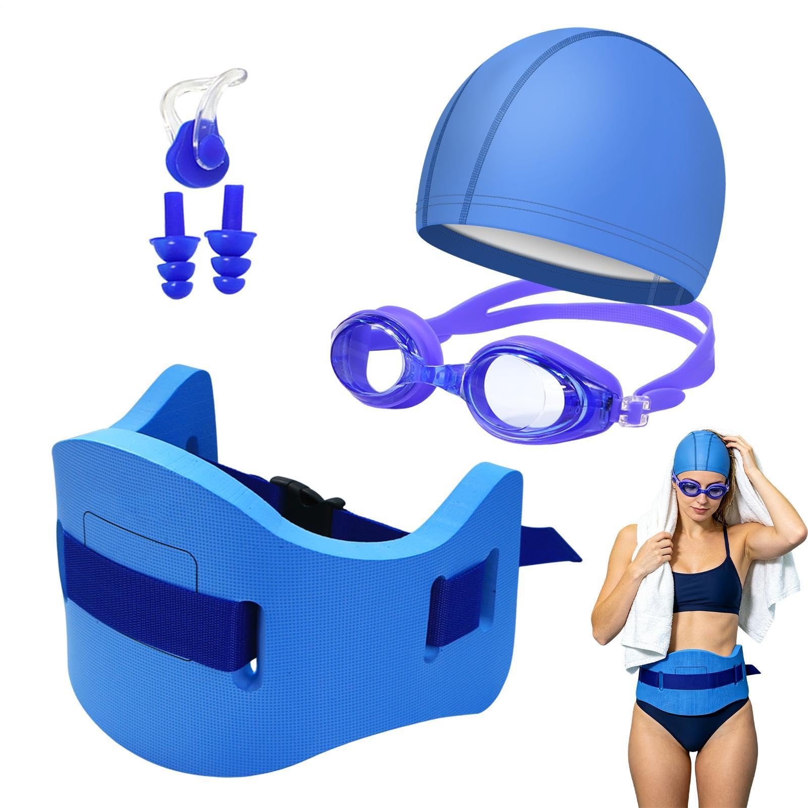 Schwimmgürtel für Erwachsene, verstellbar, leicht, für Schwimmbad, Aquagym, Tauchen, Training, See, Strand, Fluss Sommer