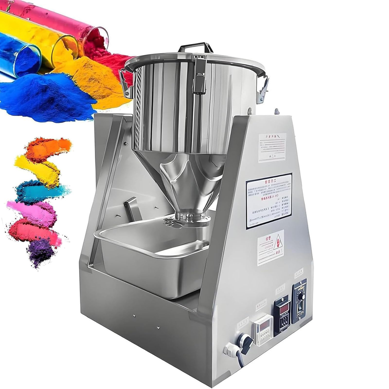 Mieszalnik Suchego Proszku Farmaceutyczny Mieszalnik Proszku 110V/220V 5L/10L Stal Nierdzewna 304 Timer do Laboratorium Farmaceutycznego & Spożywczego 5L