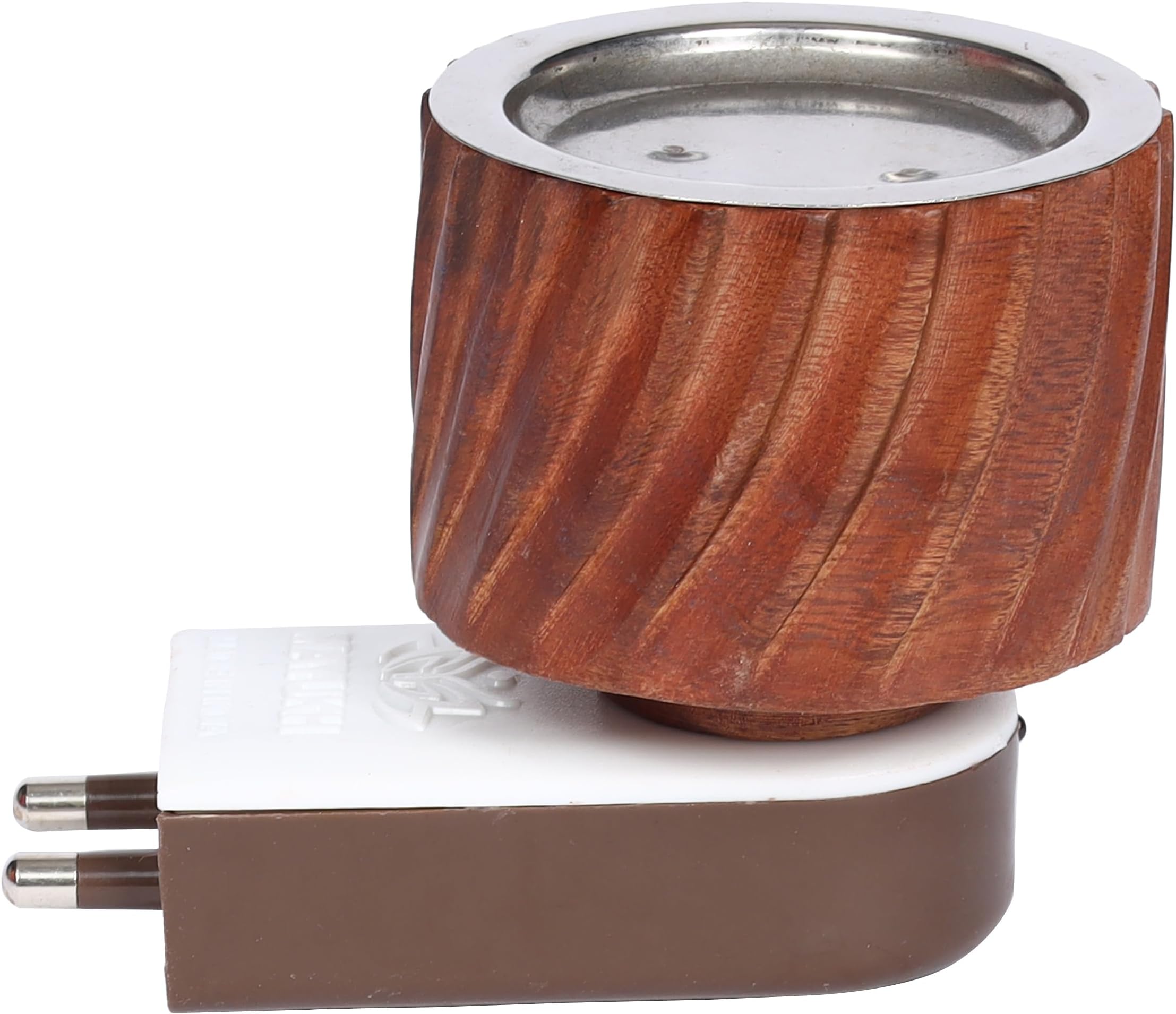 Camphor Burner For Home | Kapoor Dani For Puja I Camphor Burner | Camphor Diffuser For Home Fragrance (Model 7) Wood, Brown