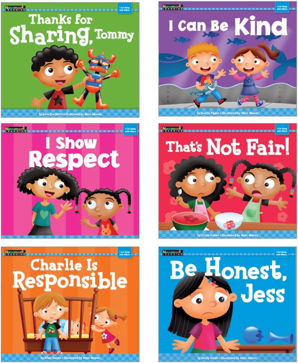 MySELF Theme: I Get Along with Others I Book Set for Children I Help Develop Social Behavior I Set of 6