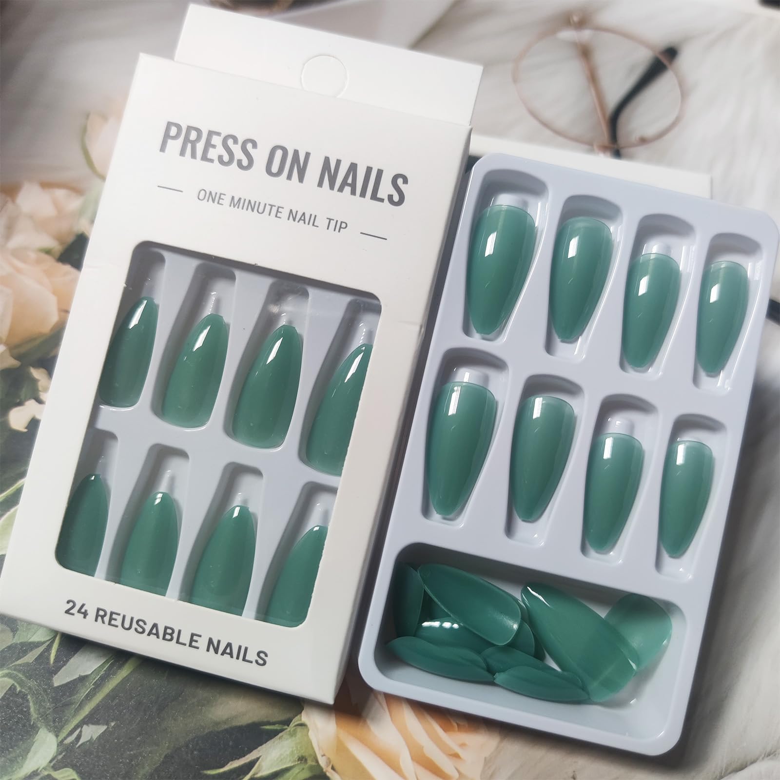 Halloween Bat Press on Nails for DIY Manicure Glossy Purple French Tips 24Pcs Acrylic Medium Almond False Nails Gel Glue on Nails Evil Bats Fake Nails Stick on Nails for Women Girls French Tips Design: Design 16