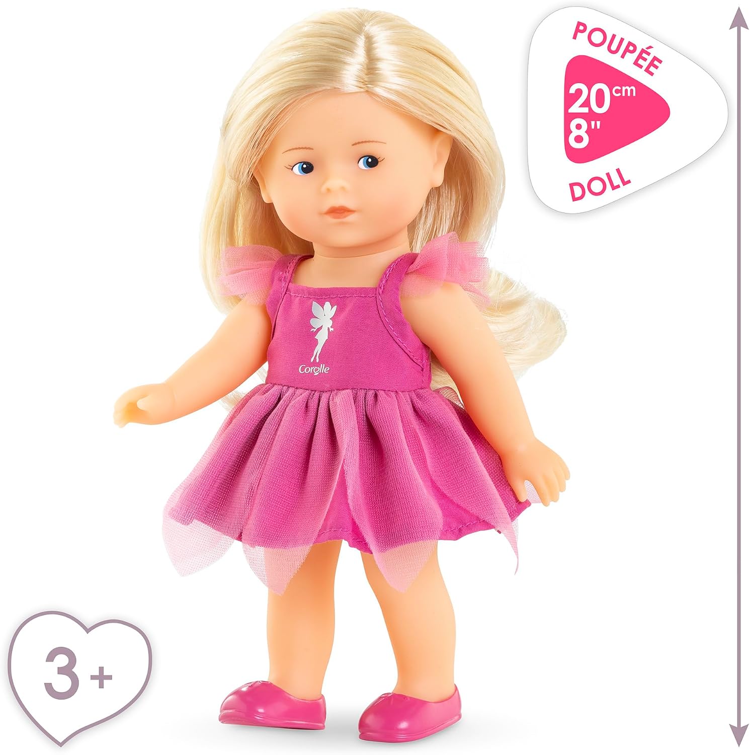 Corolle - My Mini Corollines, Rosy Fairy Box, 20 cm, from 3 Years, 9000240180