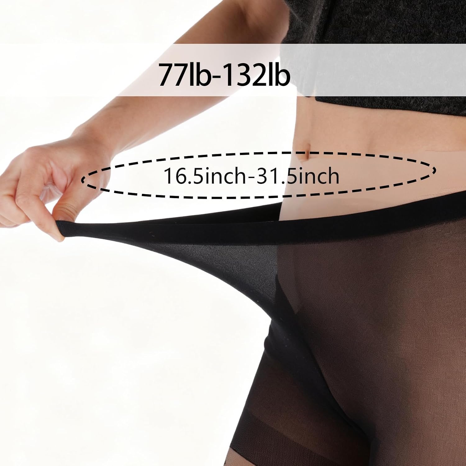 Sucrain Glitter Tights for Women Slightly Metallic Sparkly Stockings Shimmer Tights Sheer High Waist Glitter Pantyhose 2 Pairs - Image 2