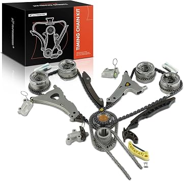 A-Premium 21PCS Engine Timing Chain Kit W/Sprocket & Tensioner & Guide
