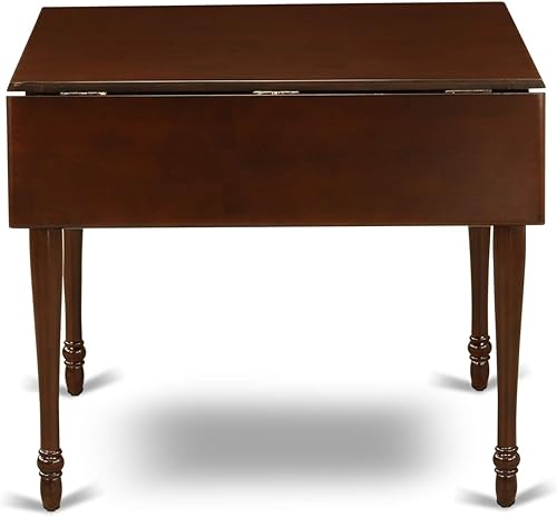 Miniatura 43 de East West Furniture MZT-BCH-T Monza Mid-Century - Mesa de comedor rectangular con gotas y patas elegantes, 36 x 54 pulgadas, negro y cereza Negro y