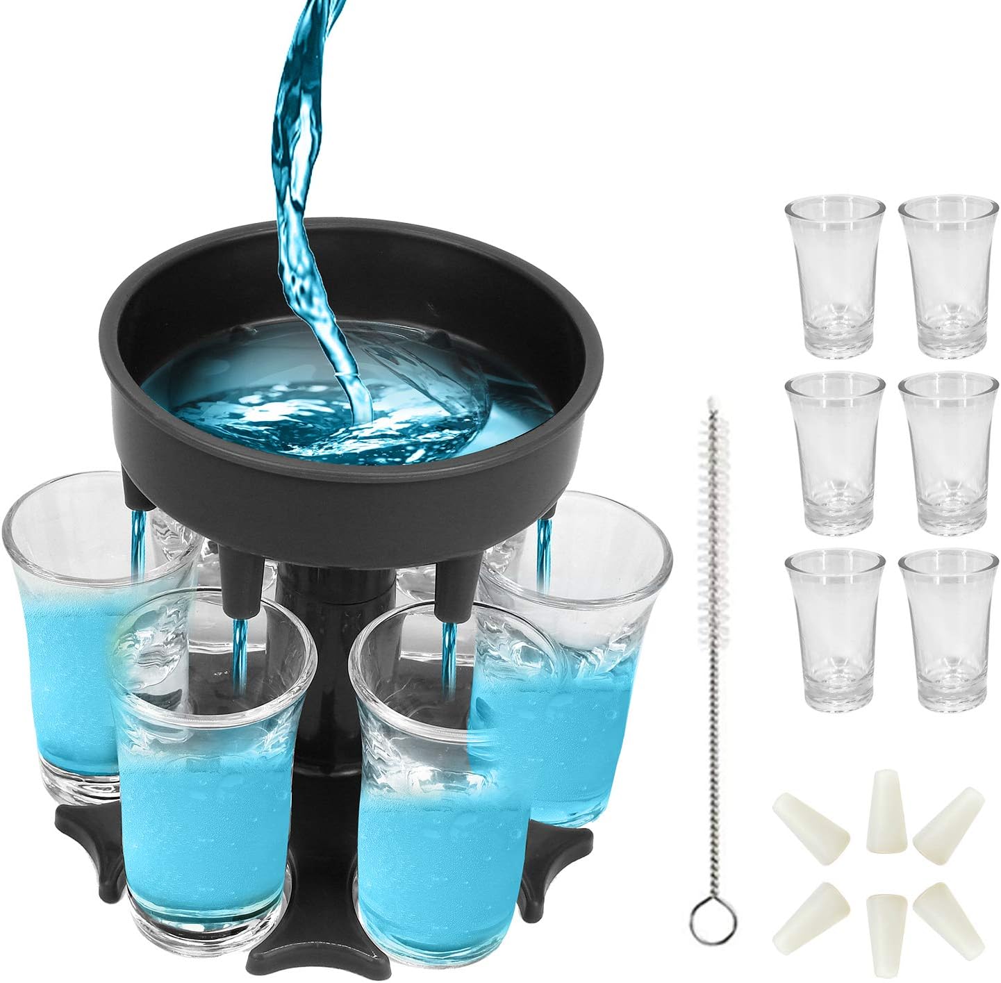 Strobody 6 Ways Shot Glass Dispenser,Glasses Hanging