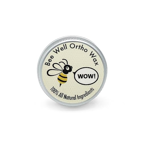 Miniatura 6 de Bee Well Ortho Wax | Pura | Cera natural extra firme | Protege, previene y alivia las molestias de ortodoncia y el dolor de boca | 2 frascos