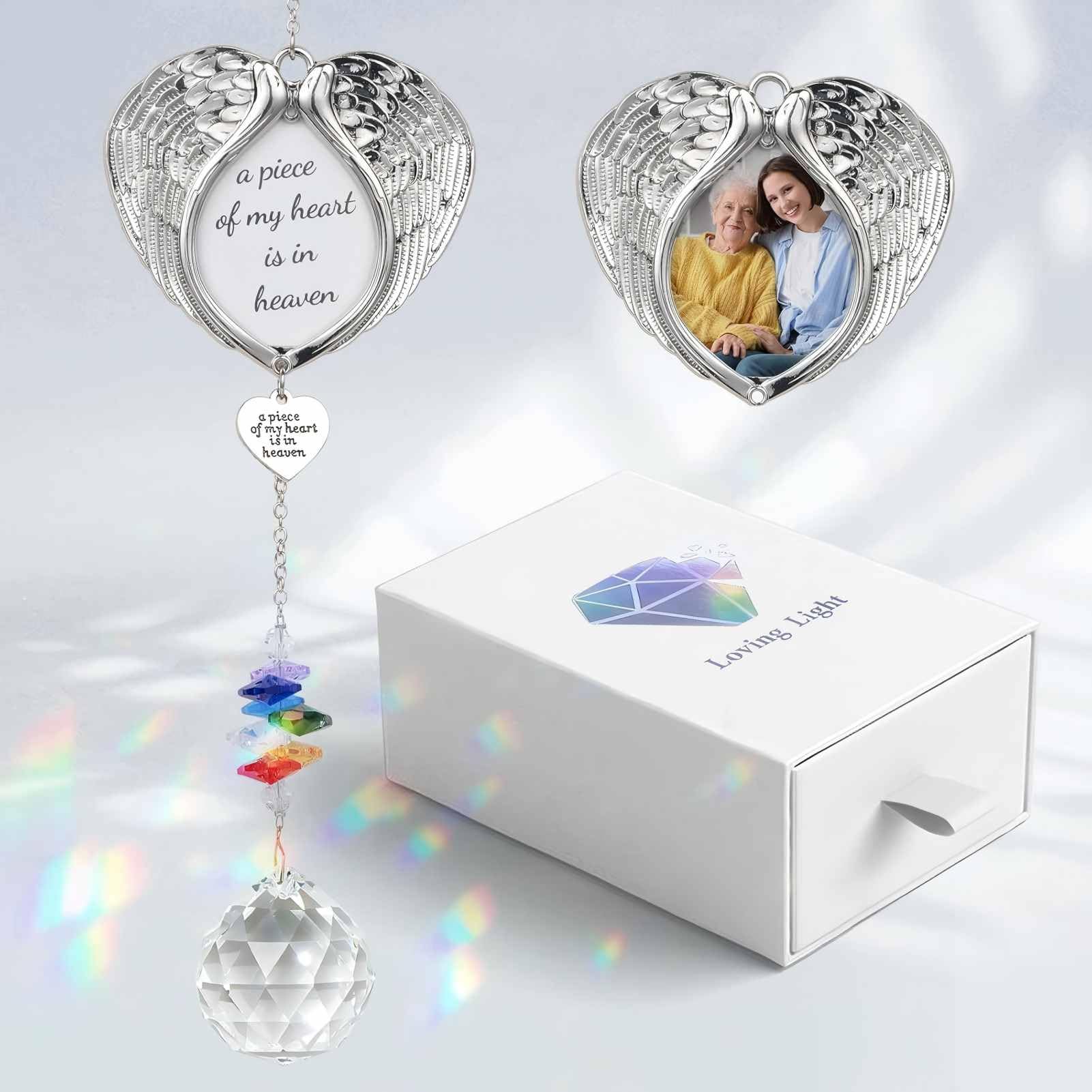 Attrape-soleil en cristal pour la Saint-Valentin idée cadeau souvenir