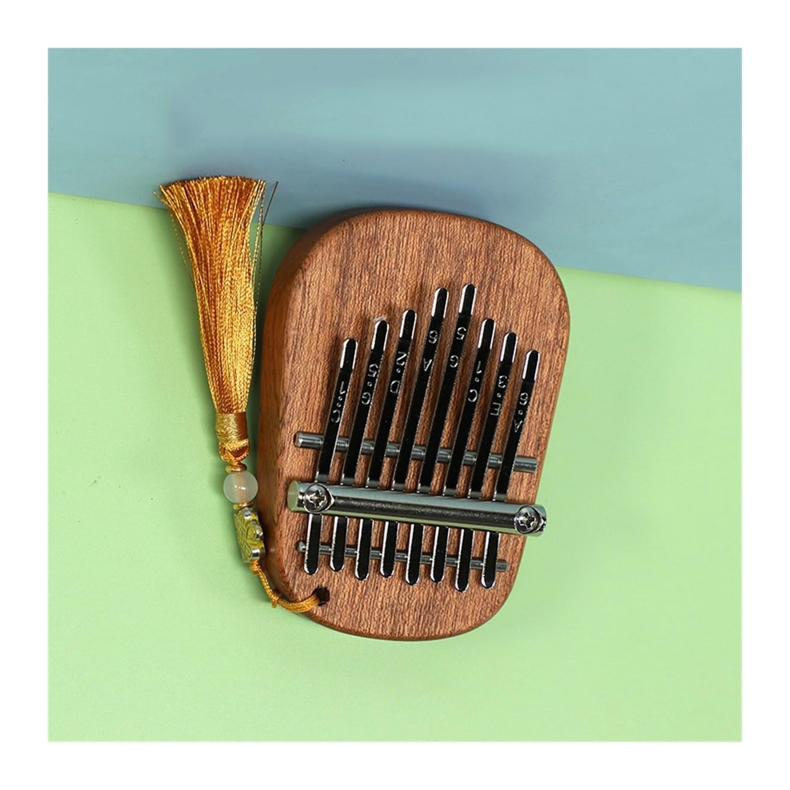 Kalimba Retro owalne pianino kciukowe MINI kalimba mini o średniej 8 tonacji