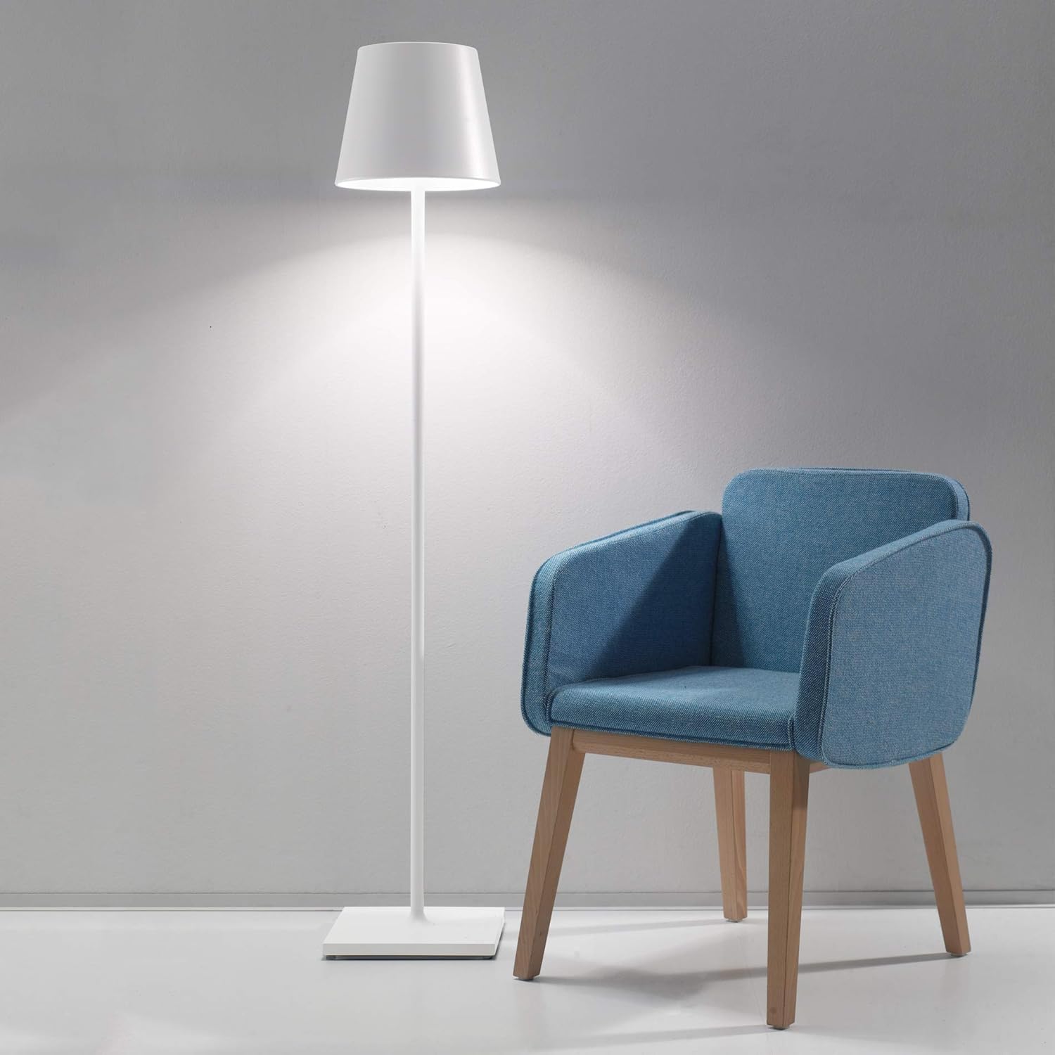 ZAFFERANO Poldina PRO XXL Floor/Table Lamp White