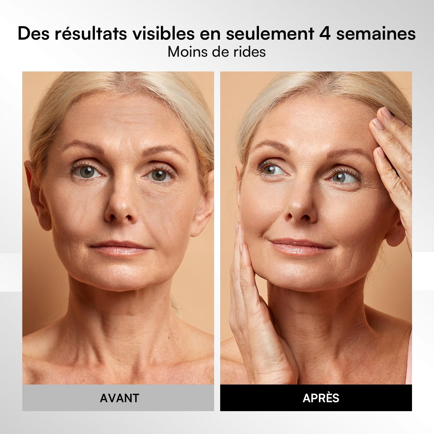 INIA GLOW Masque LED Visage, Lumière Rouge & Bleue, 3 Modes, 220 LEDs | Résultats visibles, Batterie rechargeable, Minuterie 10 à 30 min, Arrêt automatique, Soin quotidien en toute simplicité