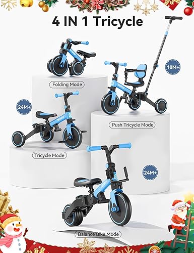 Miniatura 2 de besrey Bicicleta 5 en 1 para niños pequeños