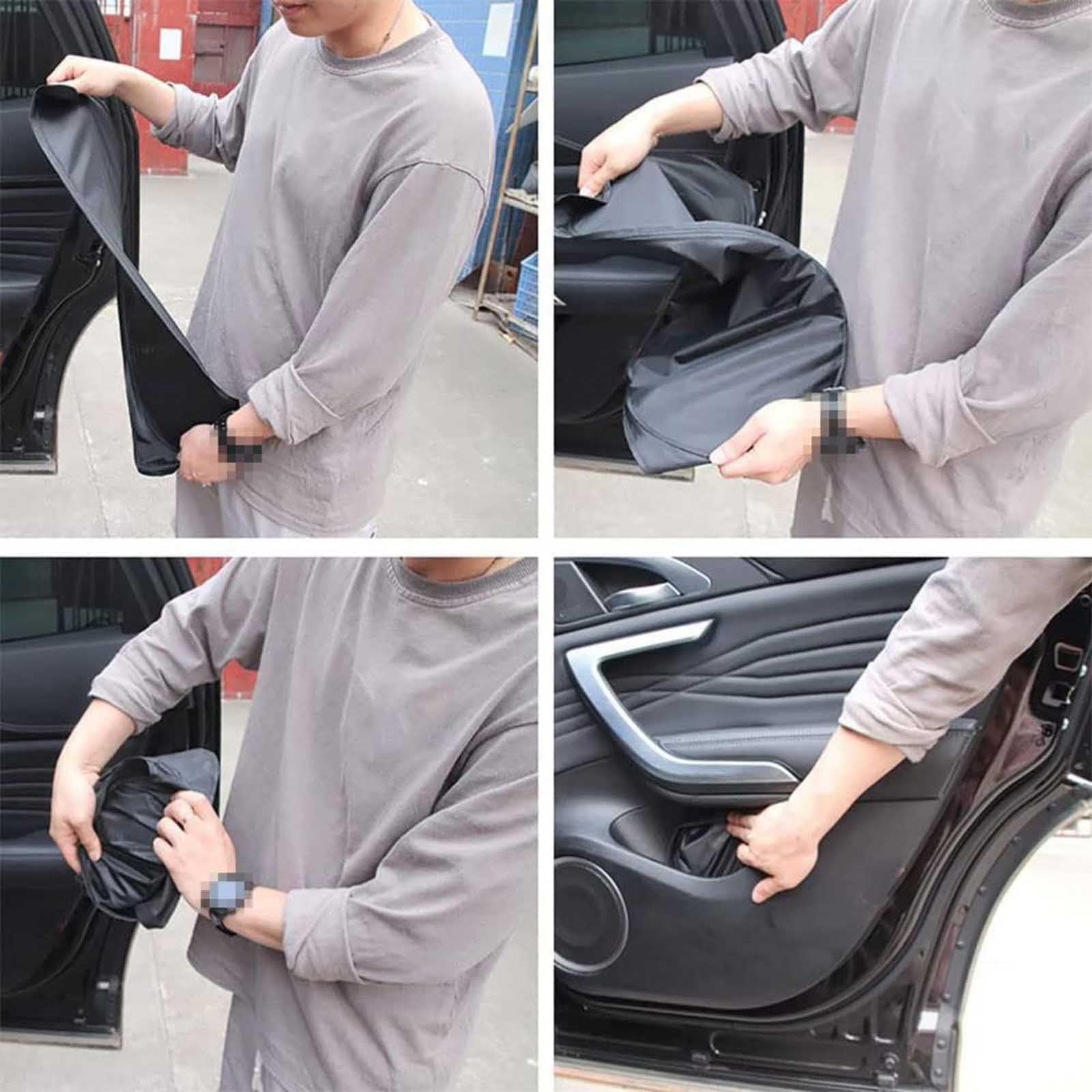 Sonnenschutz Auto Seitenscheibe für Toyota RAV4 2013-2018, Verdunkelung mit UV-Schutz & Hitzeschutz, Einfache Schutz des Autoinnenraums,8 PCS Full