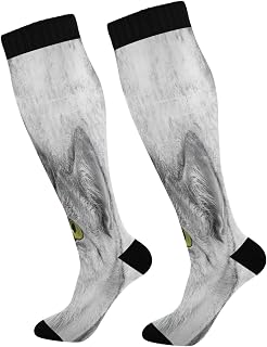 874 Crew Athletic Socks Cat On Grunge Walking Socks Long Running Socks Casual Dress Crew Socks For Hiking Sports Travel 40cm
